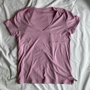 Madewell vneck pocket tee